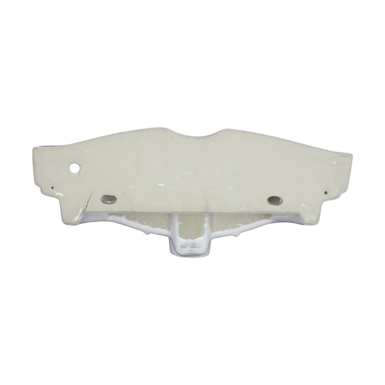 Gloss White Ceramic Wall-Mount Bathroom Sink with Overflow