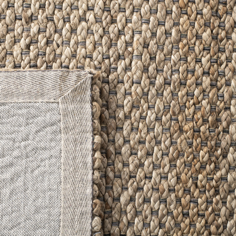 Savanna Beige Hand-Knotted Wool Rectangular Rug 4' x 6'