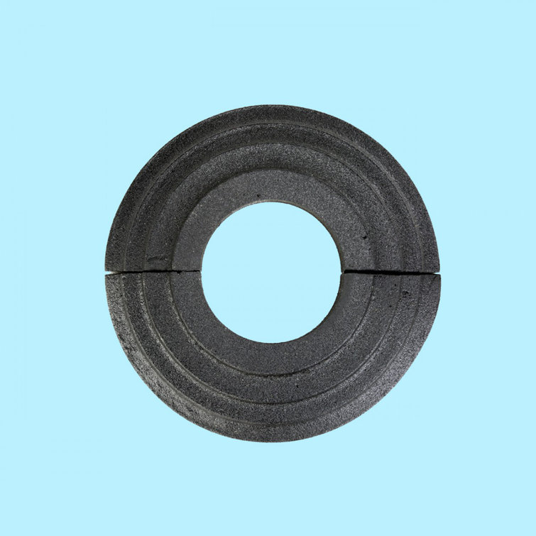 Black Powder Coated Aluminum Radiator Flange Ring Plate
