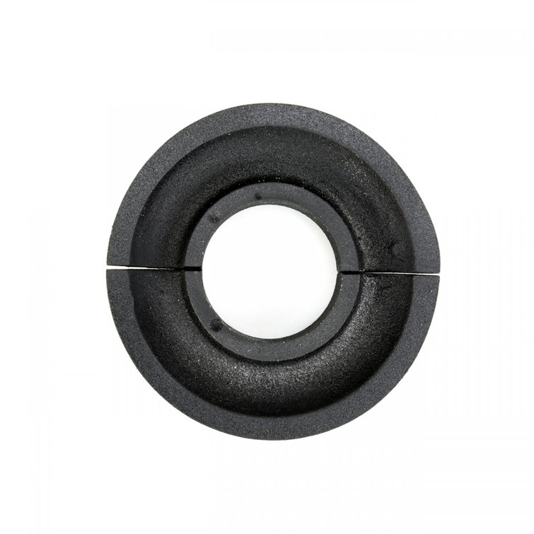 Black Powder Coated Aluminum Radiator Flange Ring Plate