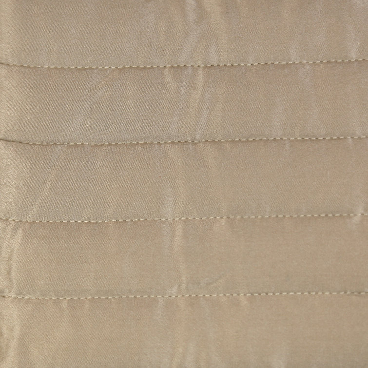 Elegant Mystery Queen Cotton & Silk Quilt Coverlet