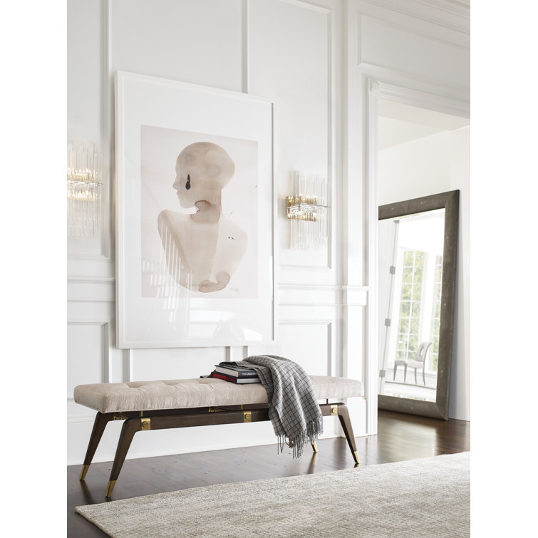 Churchill Bronze and Gold Rectangular Floor Mirror