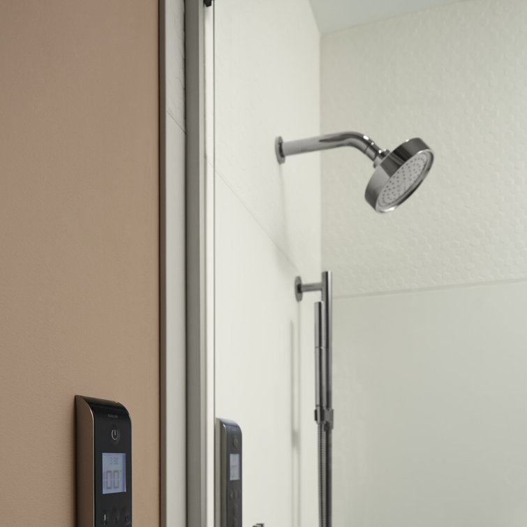 Polished Chrome Square Wall Mounted Shower Head