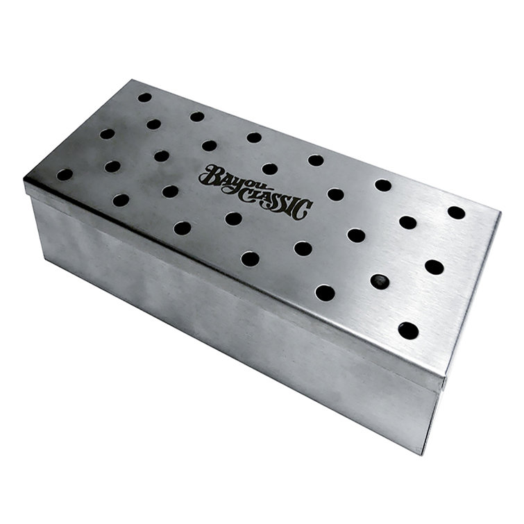 Bayou Classic 9'' Stainless Steel Smoker Box for Grills