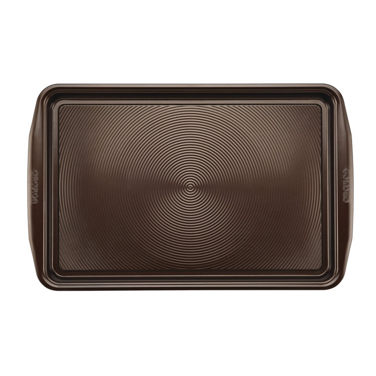 Chocolate Brown Nonstick Carbon Steel 17" x 11" Cookie Sheet