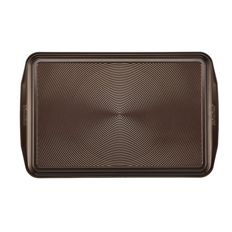 Chocolate Brown Nonstick Carbon Steel 17" x 11" Cookie Sheet