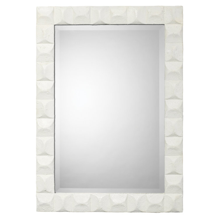 Astor Rectangular Gold Wall Mirror with Gesso Frame