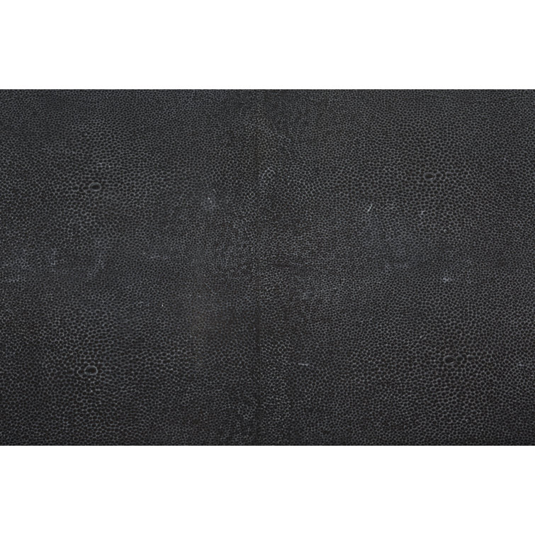 Jameson 70'' Natural Black Faux Shagreen Media Console