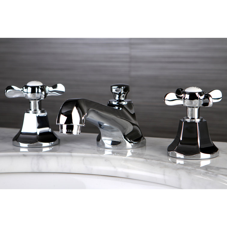 Essex 8" Traditional Polished Chrome Widespread Bathroom Faucet