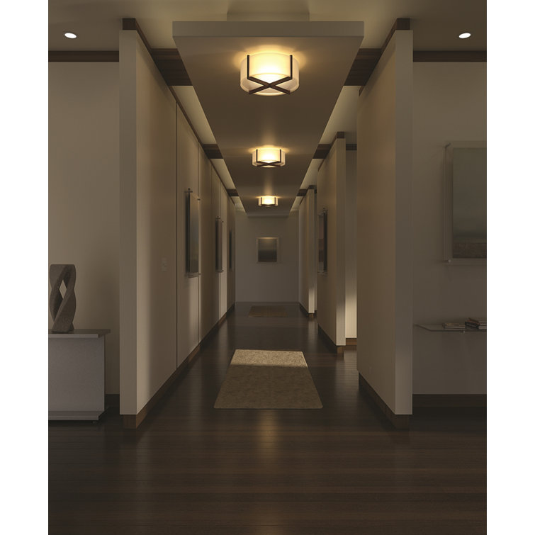 Eco-Friendly Matte Black Crystal Drum Indoor/Outdoor Light