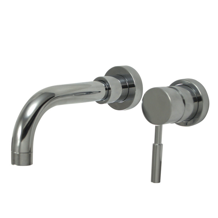 Concord Sleek Polished Chrome Single-Handle Wall Mount Bathroom Faucet