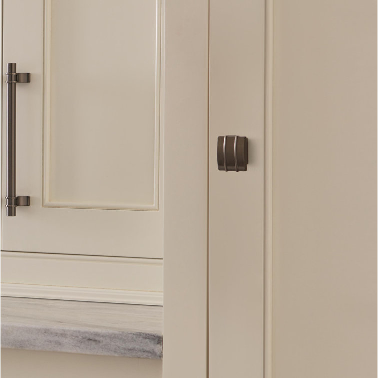 Satin Nickel Modern Rectangle Cabinet Knob