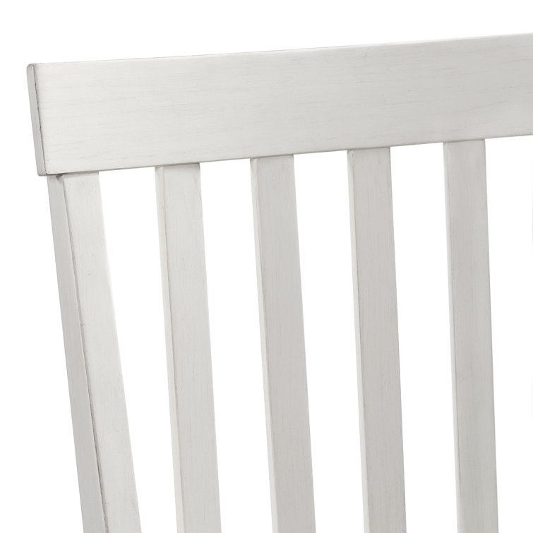 Gray and White Acacia Wood 7-Piece Counter Height Dining Set