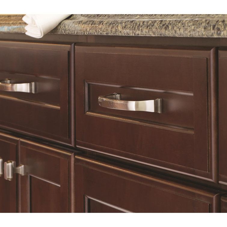 Satin Nickel 12" Traditional Appliance Pull with Mounting Hardware