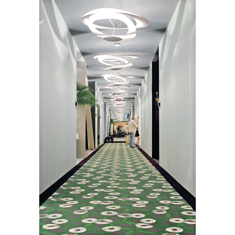 Pirce Large White Aluminum LED Suspension Light