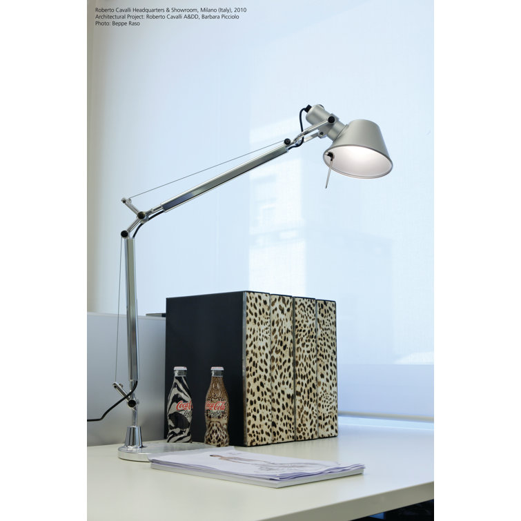 White Adjustable Mini Clip-on Table Lamp