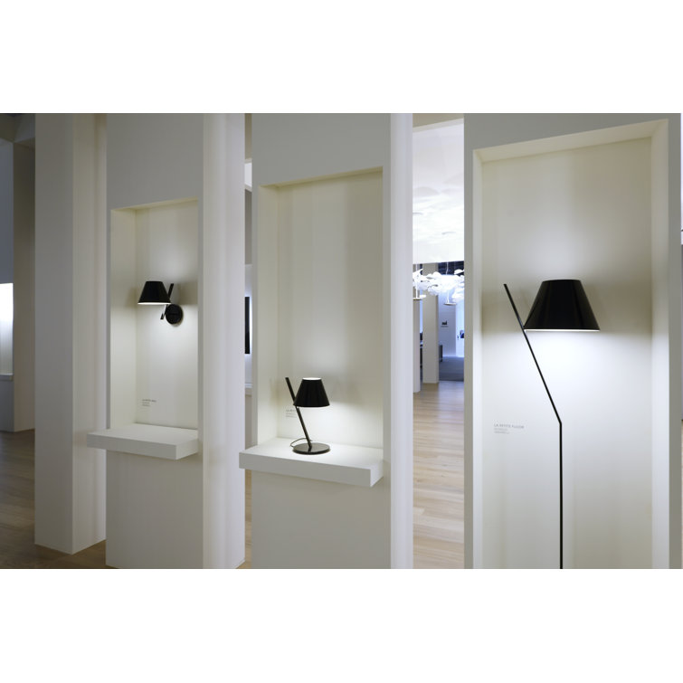 Black Aluminum Direct Wired Wall Sconce