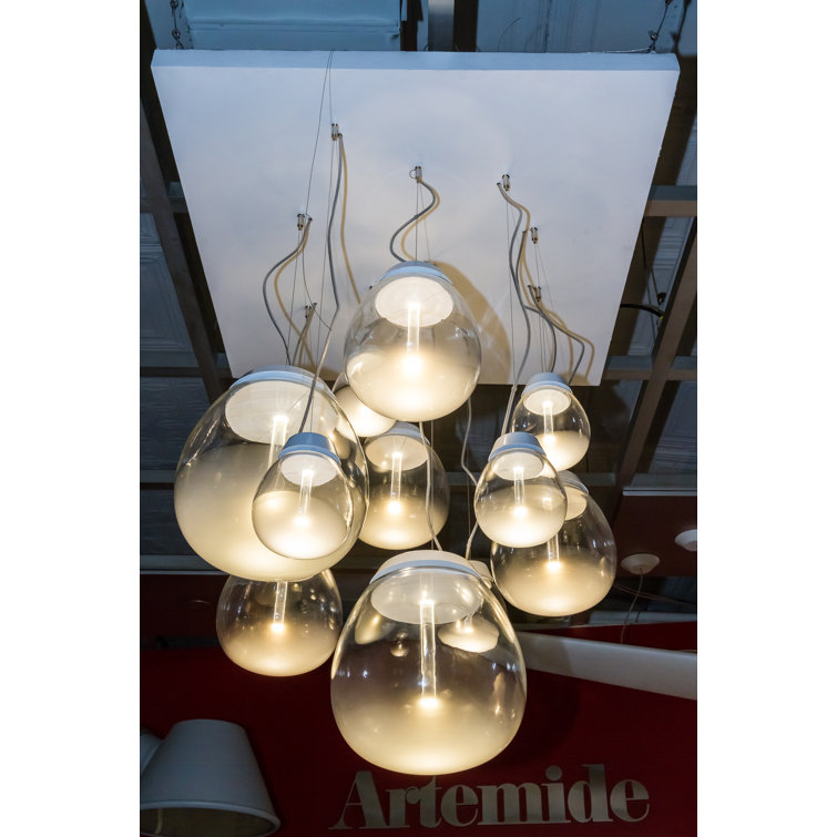 Empatia Small 11W Dimmable LED Glass Pendant Light