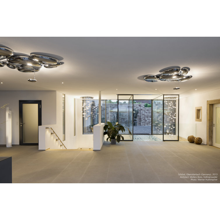 Skydro Chrome LED Flush Mount for Indoor/Outdoor Use