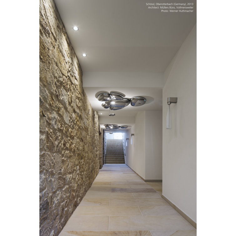 Skydro Chrome LED Flush Mount for Indoor/Outdoor Use