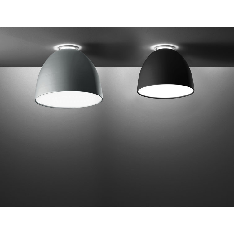 Aluminum Indoor/Outdoor Bowl Flush Mount Light