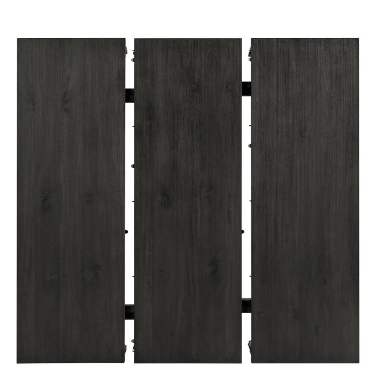 Gray and White Acacia Wood 7-Piece Counter Height Dining Set