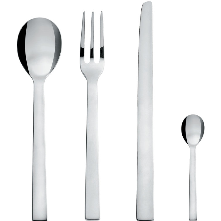 Alessi Alessi Santiago Stainless Steel Flatware Set - Service for 6 (Set of 6)