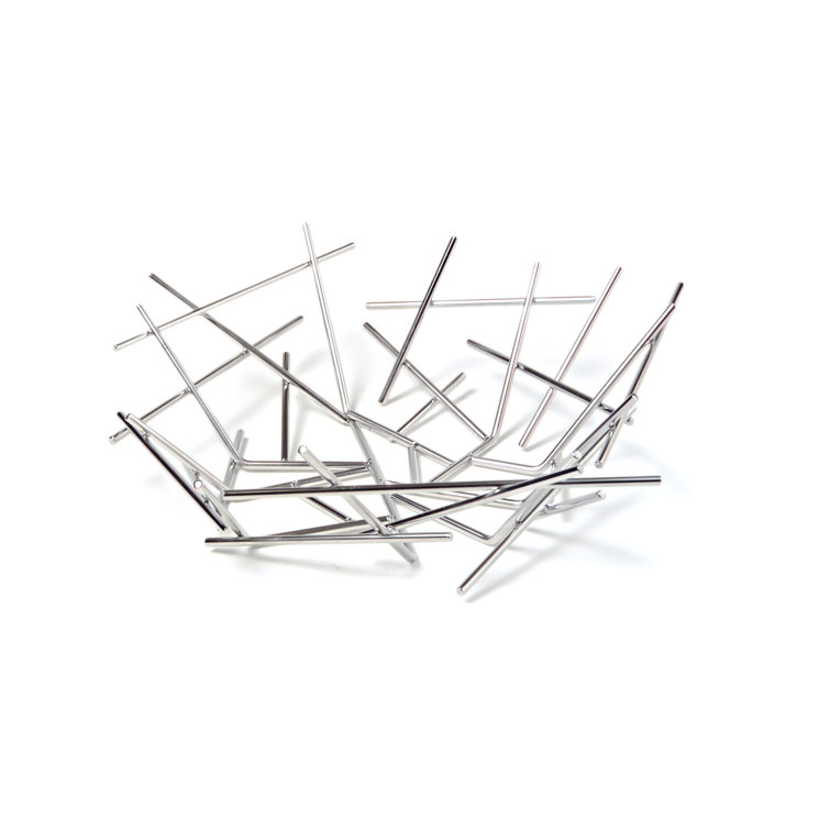 Fratelli Campana Hand-Welded Stainless Steel Chaos Basket