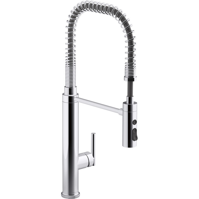 Purist 30.75" Chrome Semi-Professional Kitchen Faucet with Pull-Out Spray