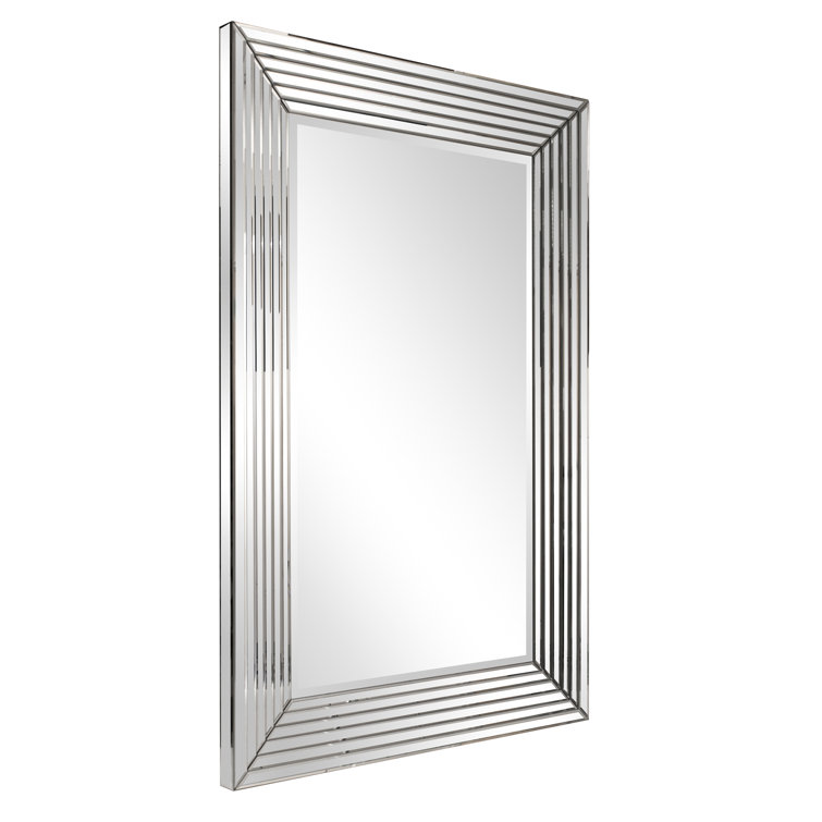 Lenox Rectangular Beveled Wood Mirror 27" x 47"