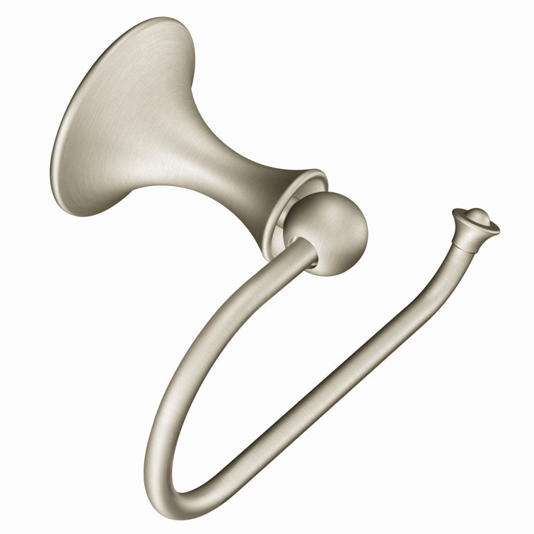 Brushed Nickel Modern Wall Mounted Toilet Paper Holder