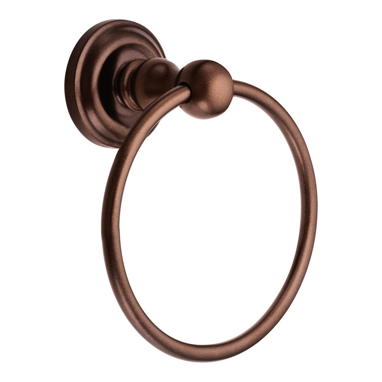 Old World Bronze Wall Mounted Towel Ring