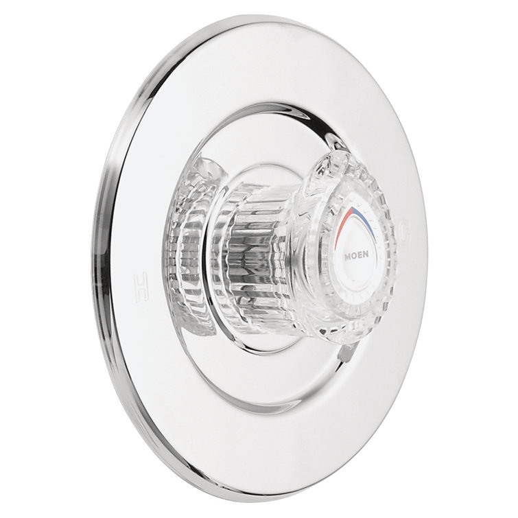 Chateau Polished Chrome Single Handle Shower Knob