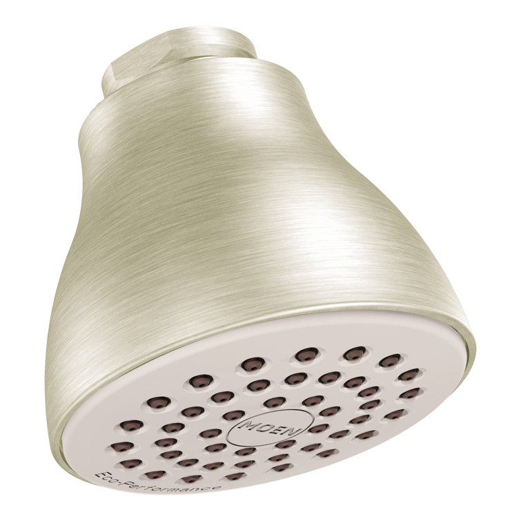 Contemporary Handheld Rain Shower Head in Brushed Nickel
