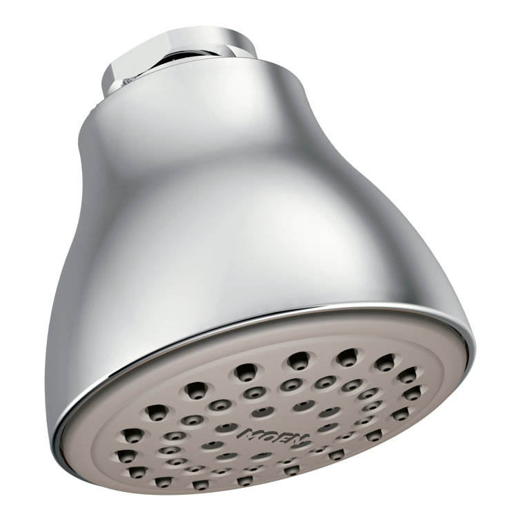 Contemporary Handheld Rain Shower Head in Brushed Nickel