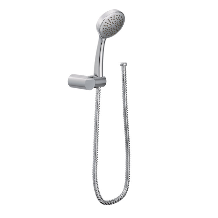 Eco-Friendly Chrome Handheld Shower with Wall Mount