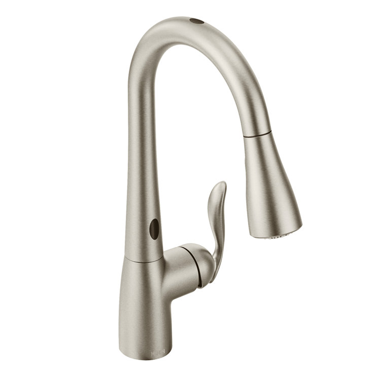 Stainless Steel Pull-Out Spray Kitchen Faucet with Single Handle