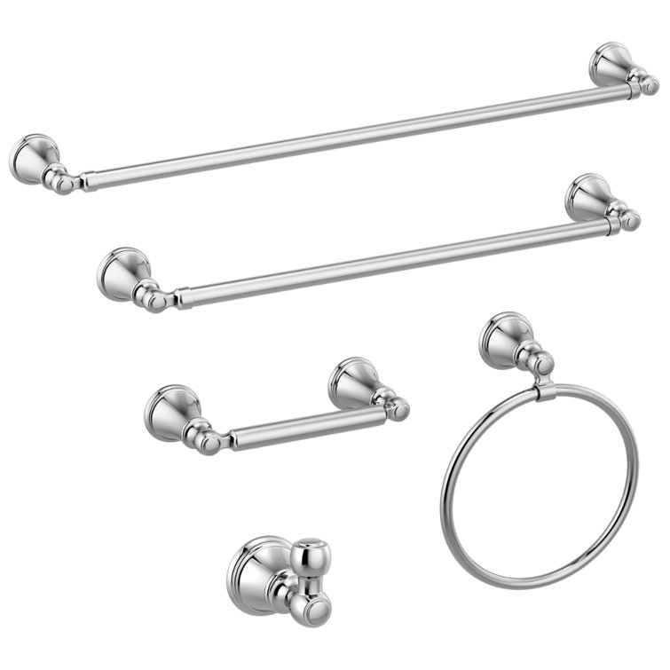 Chrome Wall Mounted Round Towel Ring Bath Accessory