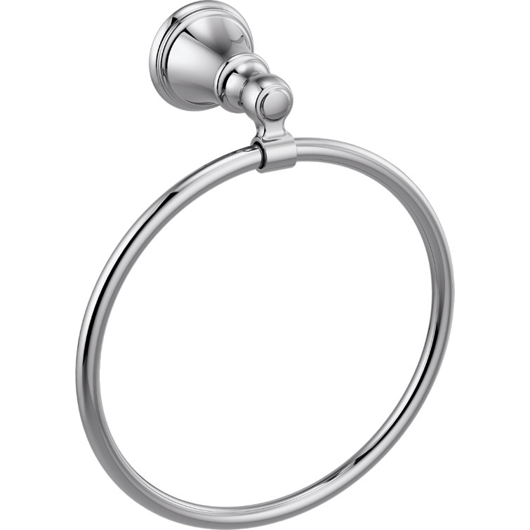 Chrome Wall Mounted Round Towel Ring Bath Accessory