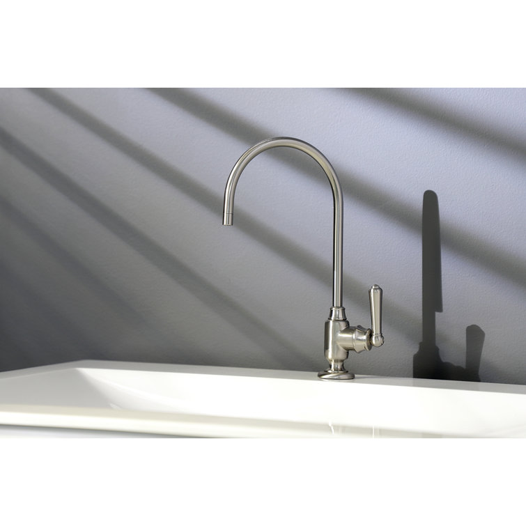 Brushed Nickel Single-Handle Water Filtration Faucet