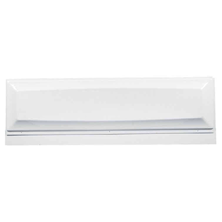 White 60-Inch Removable Tub Apron Panel