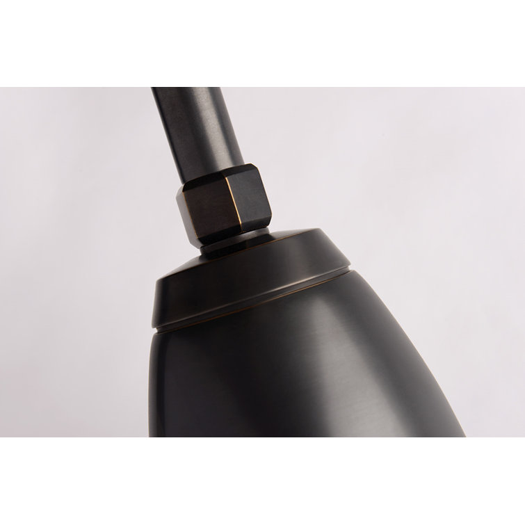 Satin Nickel Industrial Glass LED Pendant Light