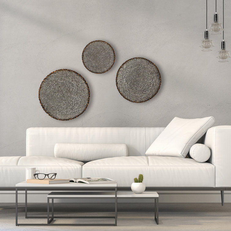 Traditional Abstract Wall Decor on Metal