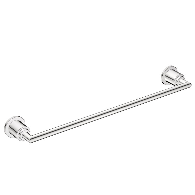 Arris 18-Inch Chrome Wall Mounted Towel Bar