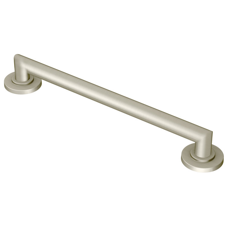 12-Inch Brushed Nickel Stainless Steel Modern Grab Bar