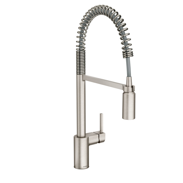 Stainless Steel Touchless Pull-Down Kitchen Faucet with Spray
