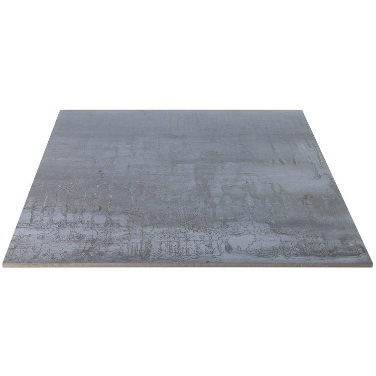 Large Format Light Gray Matte Porcelain Square Tile