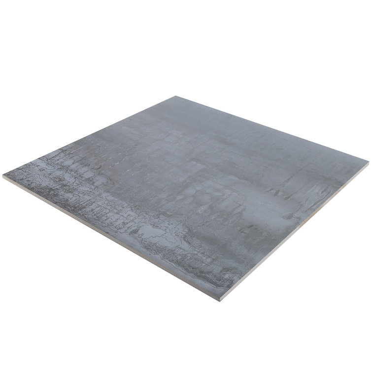 Large Format Light Gray Matte Porcelain Square Tile