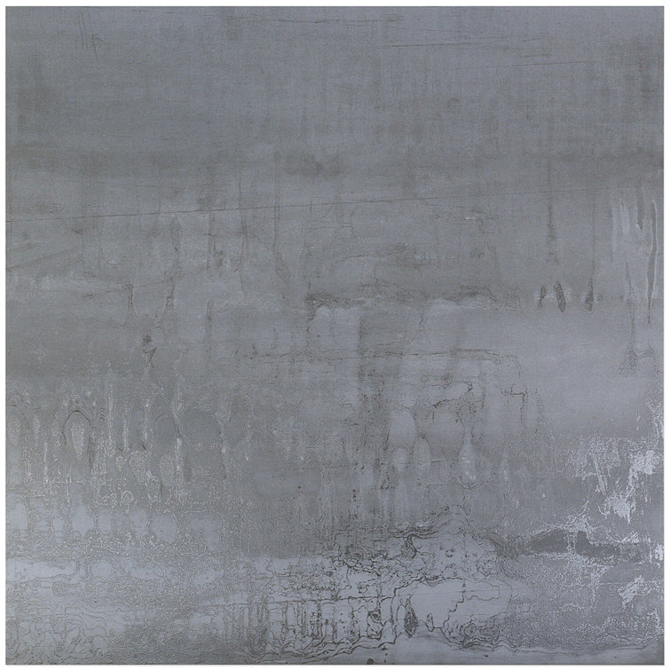 Large Format Light Gray Matte Porcelain Square Tile