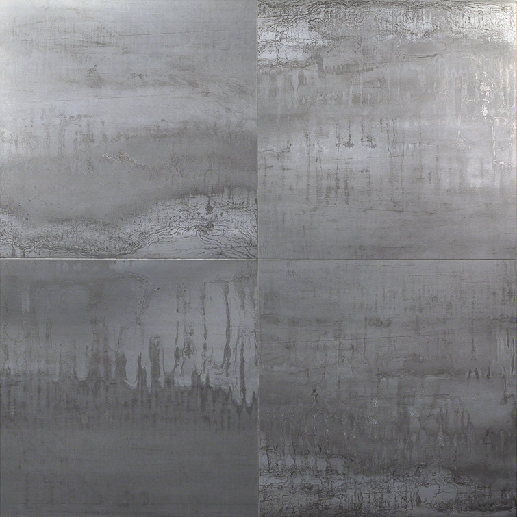 Large Format Light Gray Matte Porcelain Square Tile